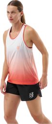 Compressport Performance Women's Tank Top Red/White
