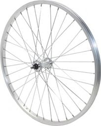 ROUE VTT 24  AVANT ALU MOY ALU AXE PLEIN (VENDU AVEC ECROU 9X100)