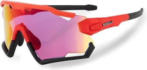 Lunettes Velo Rogelli Switch - Unisexe - Rouge/Noir