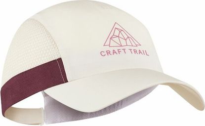 Craft Pro Trail Cap Weiß/Rot