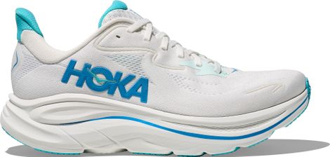 Chaussures Running Hoka Clifton 10 Blanc/Bleu Homme