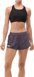 Hoka Race Day Split Shorts Grijs Dames