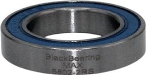 Black Bearing 61802-2RS Max 15 x 24 x 5 mm