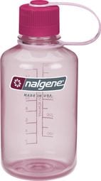 Botella de agua Nalgene 0.5L Apertura pequeña Rosa