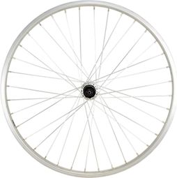 Roue vtt 24  ar blocage k7 jante argent mach1 m110. moyeu Shimano tx500 v-brake 8/9/10v