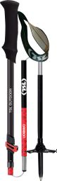 Wandelstokken TSL Outdoor Tour Carbon 5 Lichte Twist Rood