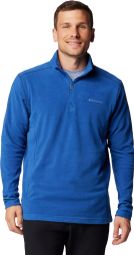 Forro polar de media cremallera Columbia Klamath Range II Azul para hombre