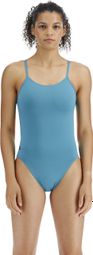 Tyr Solid Cutoutfit Storm Blue Women's 1-Piece Swimsuit