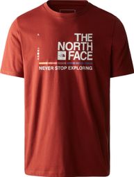 T-Shirt The North Face Foundation Graphic Marron