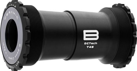 Eje de pedalier cerámico Bikone DCTech T45 para Shimano Negro