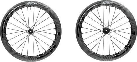 Pair of Zipp 454 NSW Tubeless Disc 700c | 12x100 - 12x142mm | Centerlock Wheels