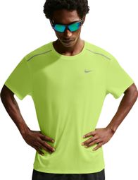 Nike Miler heren shirt met korte mouwen, geel