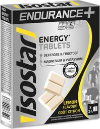 Tablettes énergétiques Isostar Endurance+ Citron - 24 tablettes