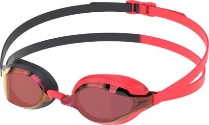 Speedo Fastskin Speed Socket 2.0 Mirror Black/Red Swimming Goggles