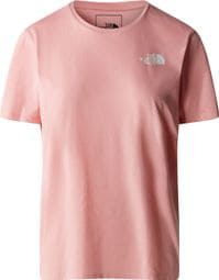 Camiseta para mujer The North Face Foundation Graphic Rosa