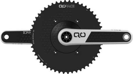 Manivelles carbone avec axe QO RACE Blanc