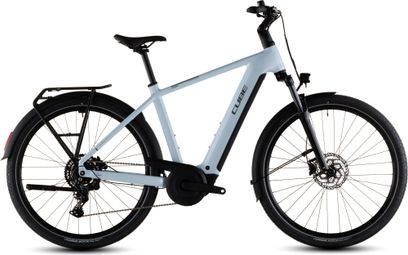 Cube Touring Hybrid One 600 elektrische trekkingfiets met Shimano Cues 9-speed, 600 Wh, 700 mm, Glacier Blue, 2026
