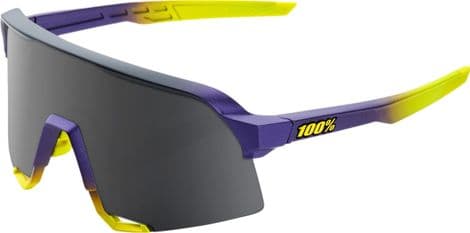 100% Gafas - S3 - Brillantes digitales metálicos mate - Lentes ahumadas