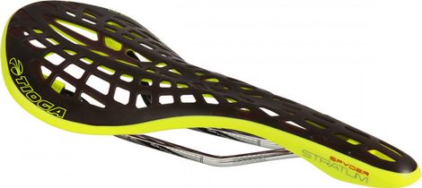 Tioga Spyder Stratum Steel CrMo Saddle Black/Yellow