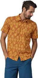 Camicia a maniche corte Patagonia Go To Orange