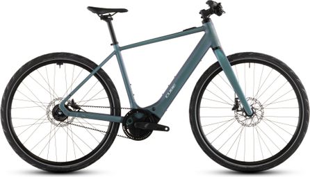 Cube Editor Hybrid SLT 400X Electric Fitness Bike, Shimano 11-Speed, Belt Drive, 400 Wh Bosch Battery, 60 Nm, 700 mm, Emerald Gray Prism 2026