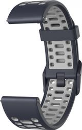 Bracelet de montre Coros 20mm Silicone Bleu nuit