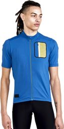 Craft ADV Off-Road Short Sleeve Jersey Blue Yellow