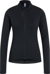 Women's Cycling Jacket Odlo Full Zip Zeroweight Ceramiwarm Black