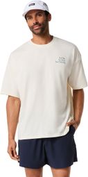 T-Shirt Asics Runner Message Graphic Blanc Homme