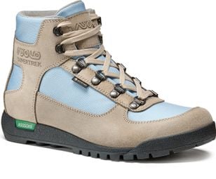 Asolo Supertrek Gore-Tex Beige/Blue Women's Hiking Shoes