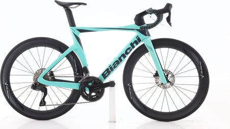 Produit reconditionné · Bianchi Oltre Di2 12V · Bleu / Vélo de route | Très bon état