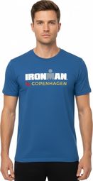 Heren Ironman Kopenhagen Royal Blauw Korte Mouw T-Shirt
