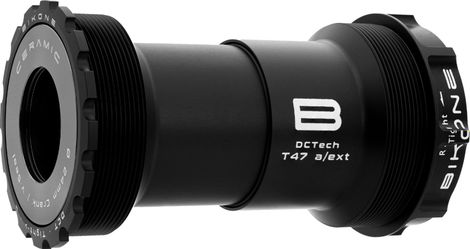 Eje de pedalier cerámico Bikone DCTech T47a para Shimano Negro