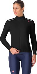 Castelli Espresso Air Damesjack Lange Mouw Zwart