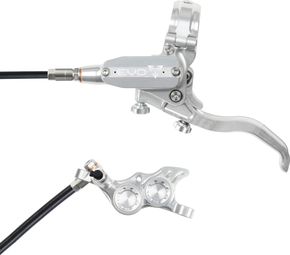Hope Tech4 TR4 zilver voorrem / zilver standaard slang