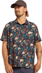 Heren Dharco Tech Party Skullduggery Multicolour Korte Mouw Shirt
