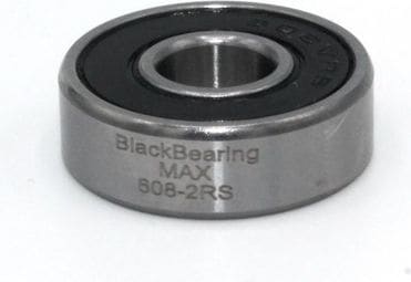 Black Bearing 608-2RS Max Bearing 8 x 22 x 7 mm