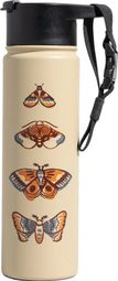 United By Blue Insulated Water Bottle 650 ml Sand/Butterflies