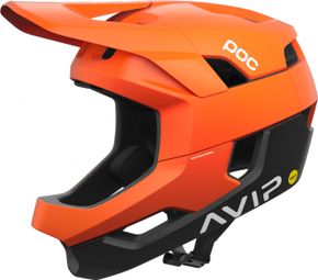 Poc Otocon Race MIPS Helmet Orange/Black Matt