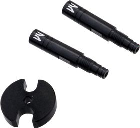 BIRZMAN Valve Extender con herramienta 20 mm negro