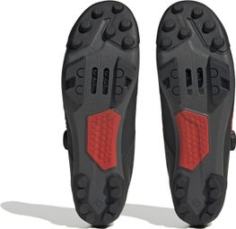 Chaussures VTT Adidas Five Ten Kestrel Boa Noir Rouge — vue 4