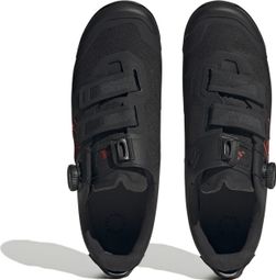 Chaussures VTT Adidas Five Ten Kestrel Boa Noir Rouge — vue 3