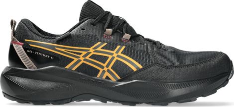 Asics Gel-Venture 11 Waterproof Men's Trail Running Shoes - Black/Orange