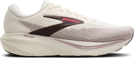 Brooks Ghost Amp Women's Running Shoes in Beige/Purple