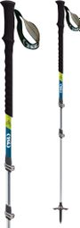 TSL Outdoor Tour Alu Compact 3 Cross Swing Hiking Poles Green/Blue