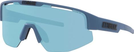 Lunettes Bliz Matrix Small Bleu Mat - Ecran Miroir Bleu Glacier