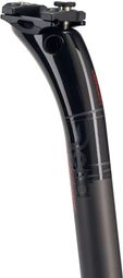 Tige de Selle Deda Superleggero Recul 25 mm Carbone Noir 