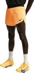 Nike AeroSwift 4in Split Shorts Orange Men's
