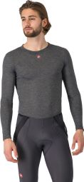 Castelli Medio Heren Lange Mouw Onder Trui Grijs