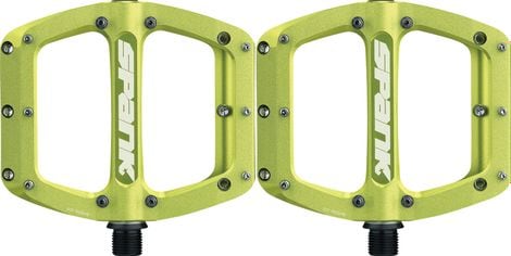 Spank Spoon Reboot Flat Pedals Green